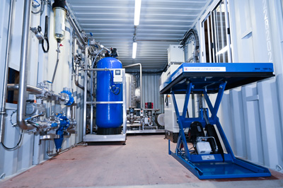 Container avec CIP pharmaceutique